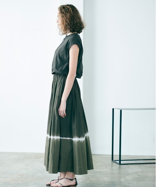 WALANCE（ワランス）の「organic cotton jersey asymmetry tee（タンクトップ・レディース・ブラック系その他/スミクロ/インディゴブルー・FREE）」の21枚目の写真