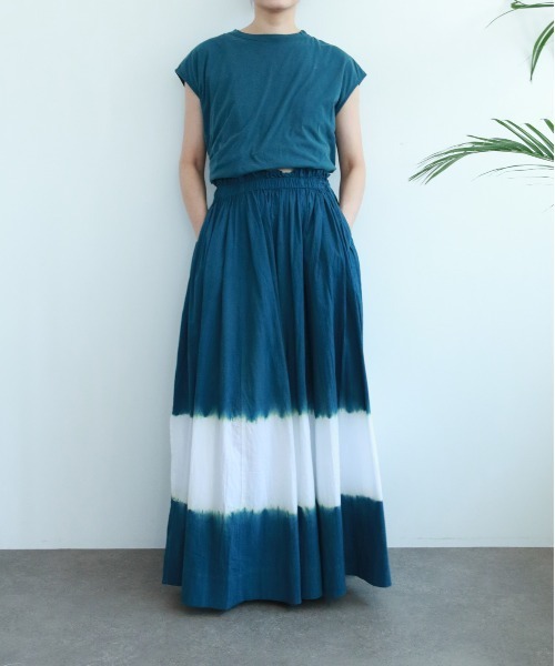 WALANCE（ワランス）の「organic cotton jersey asymmetry tee（タンクトップ・レディース・ブラック系その他/スミクロ/インディゴブルー・FREE）」の17枚目の写真