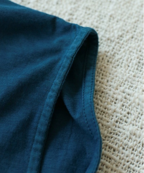 WALANCE（ワランス）の「organic cotton jersey asymmetry tee（タンクトップ・レディース・ブラック系その他/スミクロ/インディゴブルー・FREE）」の12枚目の写真