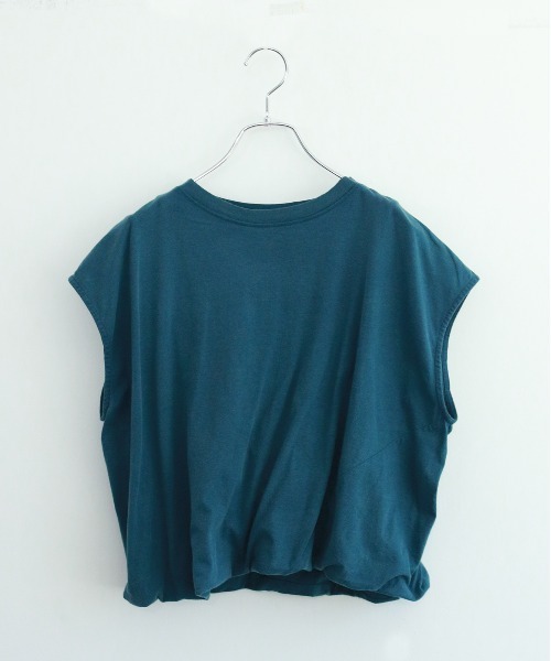 WALANCE（ワランス）の「organic cotton jersey asymmetry tee（タンクトップ・レディース・ブラック系その他/スミクロ/インディゴブルー・FREE）」の10枚目の写真