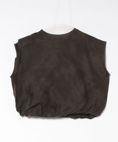 WALANCE（ワランス）の「organic cotton jersey asymmetry tee（タンクトップ・レディース・ブラック系その他/スミクロ/インディゴブルー・FREE）」の6枚目の写真