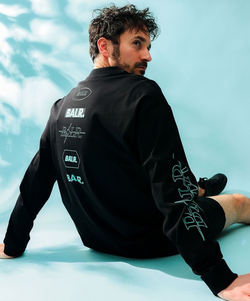 BALR.(ボーラー)の「BALR. (ボーラー) ロゴプリント クルーネック 長袖 Tシャツ(Tシャツ/カットソー・メンズ・ブラック・S/M/L/LL/2XL/XS)」の13枚目の写真