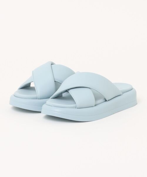 GAP（ギャップ）の「【GAP】 クロスベルトサンダル（サンダル・レディース・ベージュ/ブラック/サックスブルー・S/M/L/LL）」の3枚目の写真