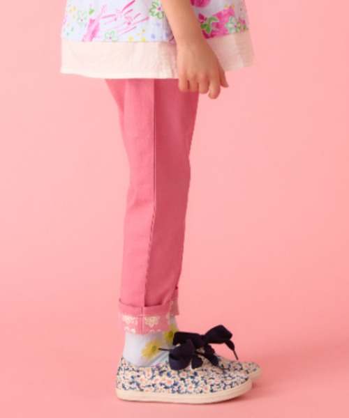 HAKKA KIDS（ハッカキッズ）の「シャリ感ストレッチスリムパンツ（その他パンツ・キッズ・サックスブルー/ピンク/ネイビー・100cm/110cm/120cm/130cm）」の8枚目の写真