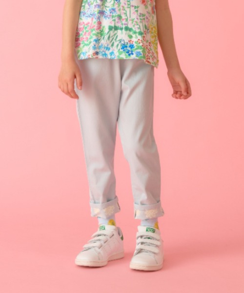 HAKKA KIDS（ハッカキッズ）の「シャリ感ストレッチスリムパンツ（その他パンツ・キッズ・サックスブルー/ピンク/ネイビー・100cm/110cm/120cm/130cm）」の11枚目の写真