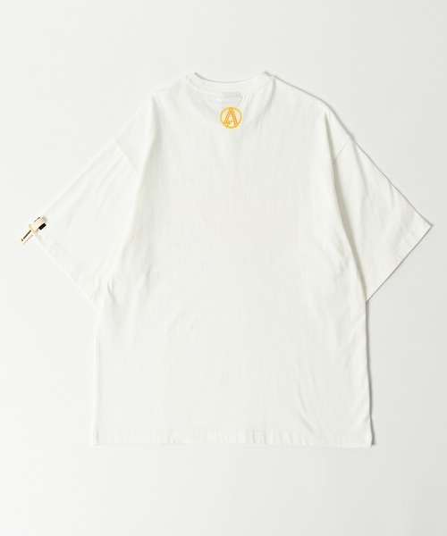 ADAM PATEK（アダムパテック）の「【ADAMPATEK/アダムパテック】disco logo short sleeve T/ディスコロゴプリントT（Tシャツ/カットソー・レディース・パープル/ホワイト/ブラック・1/2）」の4枚目の写真