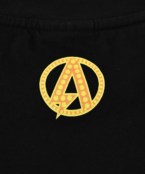 ADAM PATEK（アダムパテック）の「【ADAMPATEK/アダムパテック】disco logo short sleeve T/ディスコロゴプリントT（Tシャツ/カットソー・レディース・パープル/ホワイト/ブラック・1/2）」の9枚目の写真