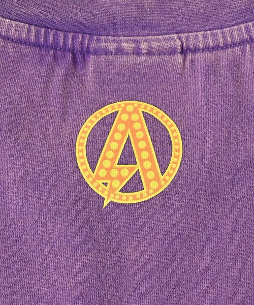 ADAM PATEK（アダムパテック）の「【ADAMPATEK/アダムパテック】disco logo short sleeve T/ディスコロゴプリントT（Tシャツ/カットソー・レディース・パープル/ホワイト/ブラック・1/2）」の12枚目の写真