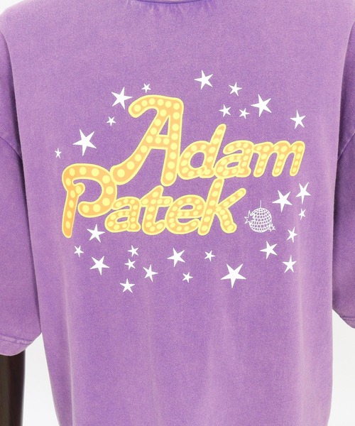 ADAM PATEK（アダムパテック）の「【ADAMPATEK/アダムパテック】disco logo short sleeve T/ディスコロゴプリントT（Tシャツ/カットソー・レディース・パープル/ホワイト/ブラック・1/2）」の18枚目の写真