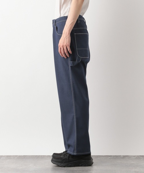 GLOBAL WORK（グローバルワーク）の「クリーンデニムペインターパンツ/CLEAN MODE/319861（デニムパンツ・メンズ・ダークブルー/ネイビー・SMALL/LARGE/X-LARGE/MEDIUM）」の4枚目の写真