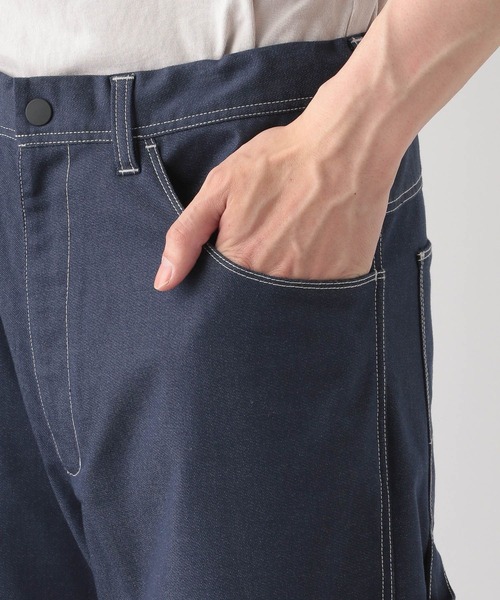 GLOBAL WORK（グローバルワーク）の「クリーンデニムペインターパンツ/CLEAN MODE/319861（デニムパンツ・メンズ・ダークブルー/ネイビー・SMALL/LARGE/X-LARGE/MEDIUM）」の7枚目の写真