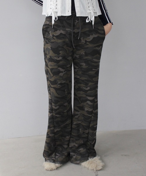 SANSeLF(サンセルフ)の「【SANSeLF】カモフラ柄リラックスフレアパンツ sanw25s065(その他パンツ・レディース・カモフラージュ・FREE)」の6枚目の写真