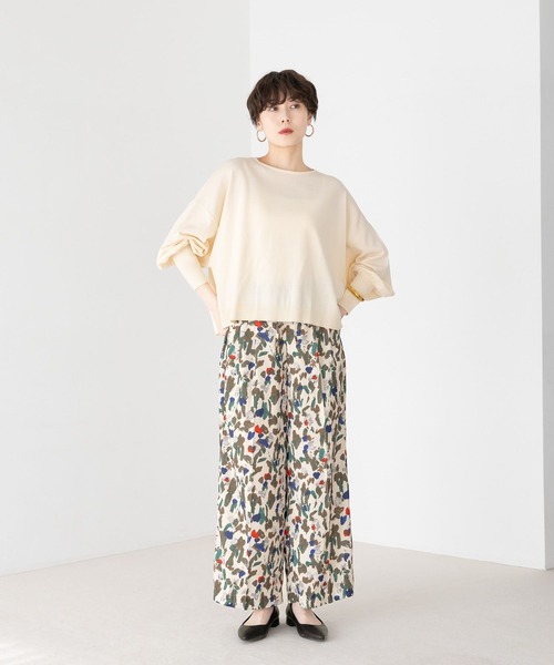 Elura（エルーラ）の「サラサラタッチボートネックプルオーバー/ 291201（ニット/セーター・レディース・オフホワイト/ブルー/ネイビー/イエロー/オレンジ/ダークネイビー・MEDIUM/LARGE）」の17枚目の写真