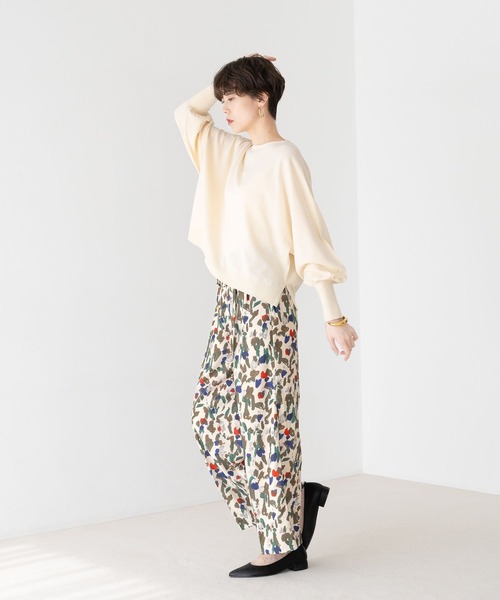 Elura（エルーラ）の「サラサラタッチボートネックプルオーバー/ 291201（ニット/セーター・レディース・オフホワイト/ブルー/ネイビー/イエロー/オレンジ/ダークネイビー・MEDIUM/LARGE）」の18枚目の写真