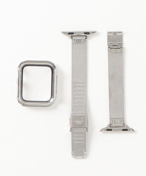TETE HOMME(テットオム)の「【zandy / ズィー・アンド・ワイ】2点セット 細製ミラネーゼバンド メッキハードフルケース(デジタル腕時計・レディース・ブラック/ピンクゴールド/ゴールド/シルバー・SMALL)」の15枚目の写真