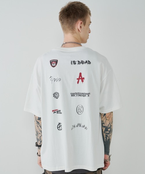 AIVER（アイバー）の「AIVER　スポンサーS/S TEE（Tシャツ/カットソー・メンズ・ホワイト/ブラック/チャコールグレー・SMALL/MEDIUM/LARGE）」の2枚目の写真
