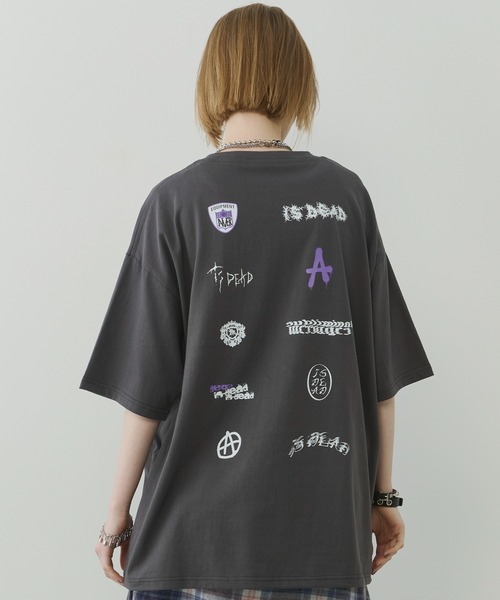 AIVER（アイバー）の「AIVER　スポンサーS/S TEE（Tシャツ/カットソー・メンズ・ホワイト/ブラック/チャコールグレー・SMALL/MEDIUM/LARGE）」の3枚目の写真