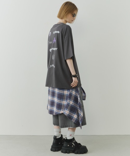 AIVER（アイバー）の「AIVER　スポンサーS/S TEE（Tシャツ/カットソー・メンズ・ホワイト/ブラック/チャコールグレー・SMALL/MEDIUM/LARGE）」の19枚目の写真