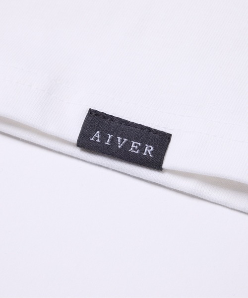 AIVER（アイバー）の「AIVER　スポンサーS/S TEE（Tシャツ/カットソー・メンズ・ホワイト/ブラック/チャコールグレー・SMALL/MEDIUM/LARGE）」の9枚目の写真