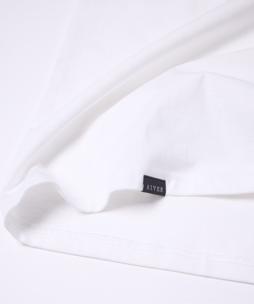 AIVER（アイバー）の「AIVER　スポンサーS/S TEE（Tシャツ/カットソー・メンズ・ホワイト/ブラック/チャコールグレー・SMALL/MEDIUM/LARGE）」の8枚目の写真