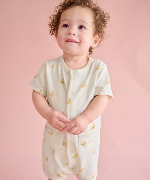 gelato pique☆ロンパース☆50-70☆新品① セール】【BABY】バナナ柄ロンパース（ロンパース）｜gelato