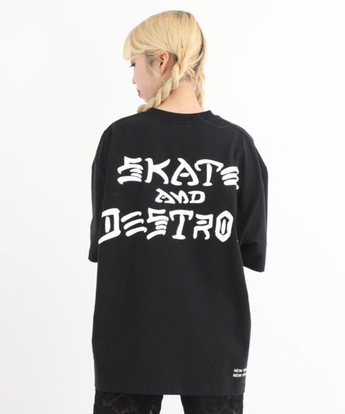 Manhattan Portage（マンハッタンポーテージ）の「S/S Print T-Shirt THRASHER（Tシャツ/カットソー・メンズ・ブラック/チャコール/ホワイト・LARGE/SMALL/MEDIUM/X-LARGE）」の10枚目の写真