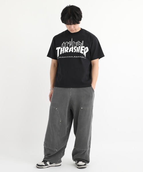 Manhattan Portage（マンハッタンポーテージ）の「S/S Print T-Shirt THRASHER（Tシャツ/カットソー・メンズ・ブラック/チャコール/ホワイト・LARGE/SMALL/MEDIUM/X-LARGE）」の15枚目の写真