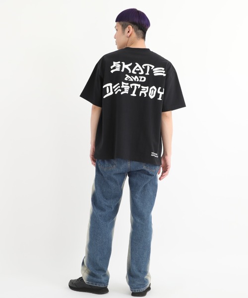 Manhattan Portage（マンハッタンポーテージ）の「S/S Print T-Shirt THRASHER（Tシャツ/カットソー・メンズ・ブラック/チャコール/ホワイト・LARGE/SMALL/MEDIUM/X-LARGE）」の19枚目の写真