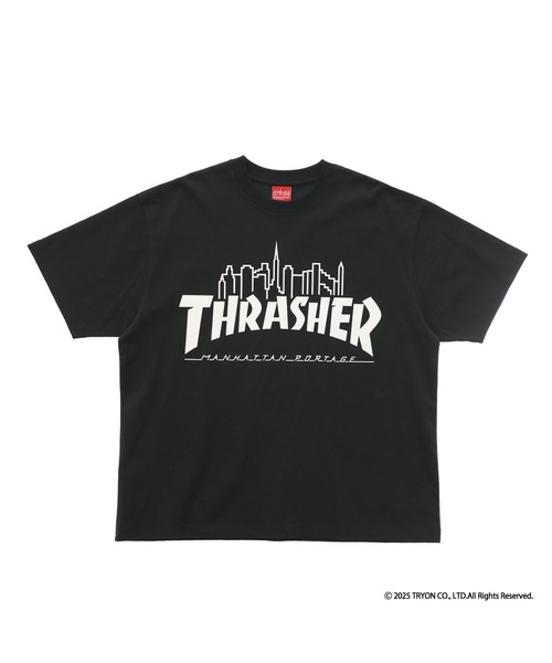 Manhattan Portage（マンハッタンポーテージ）の「S/S Print T-Shirt THRASHER（Tシャツ/カットソー・メンズ・ブラック/チャコール/ホワイト・LARGE/SMALL/MEDIUM/X-LARGE）」の21枚目の写真