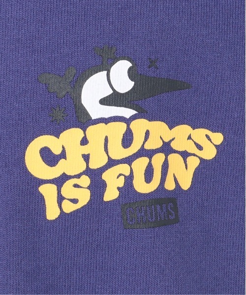 CHUMS（チャムス）の「CHUMS/チャムス 半袖Tシャツ バックプリント CH01-2522（Tシャツ/カットソー・メンズ・ホワイト/ブラック/ミント/パープル・M/L/XL）」の16枚目の写真