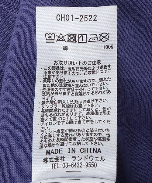 CHUMS（チャムス）の「CHUMS/チャムス 半袖Tシャツ バックプリント CH01-2522（Tシャツ/カットソー・メンズ・ホワイト/ブラック/ミント/パープル・M/L/XL）」の20枚目の写真