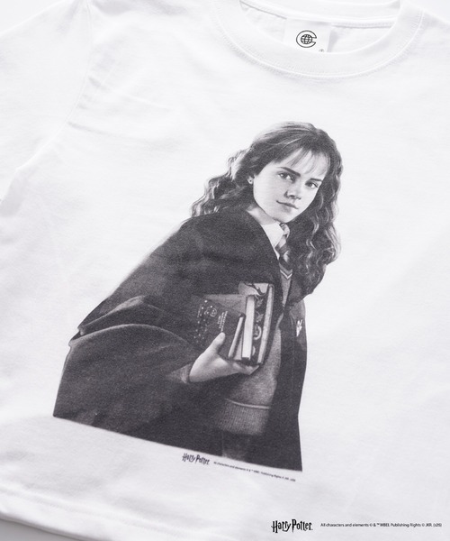 CULTURE SUPPLY（カルチャー サプライ）の「Harry Potter Tee / Hermione（Tシャツ/カットソー・メンズ・ホワイト/ブラック・MEDIUM/LARGE/X-LARGE/SHORT）」の4枚目の写真