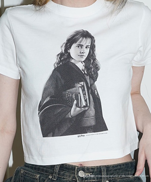 CULTURE SUPPLY（カルチャー サプライ）の「Harry Potter Tee / Hermione（Tシャツ/カットソー・メンズ・ホワイト/ブラック・MEDIUM/LARGE/X-LARGE/SHORT）」の17枚目の写真
