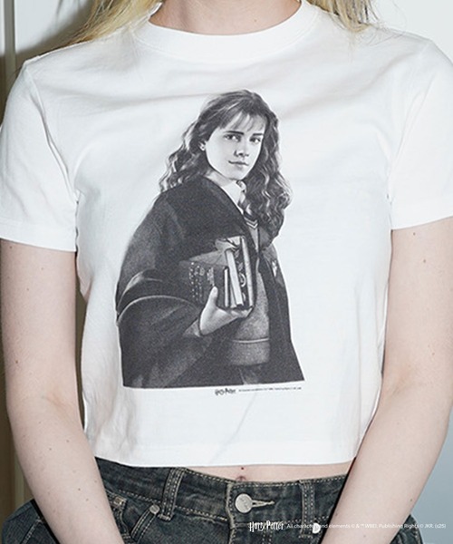 CULTURE SUPPLY（カルチャー サプライ）の「Harry Potter Tee / Hermione（Tシャツ/カットソー・メンズ・ホワイト/ブラック・MEDIUM/LARGE/X-LARGE/SHORT）」の18枚目の写真