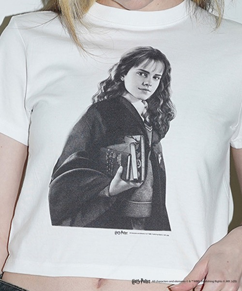 CULTURE SUPPLY（カルチャー サプライ）の「Harry Potter Tee / Hermione（Tシャツ/カットソー・メンズ・ホワイト/ブラック・MEDIUM/LARGE/X-LARGE/SHORT）」の19枚目の写真