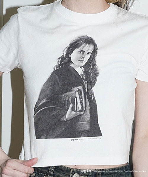 CULTURE SUPPLY（カルチャー サプライ）の「Harry Potter Tee / Hermione（Tシャツ/カットソー・メンズ・ホワイト/ブラック・MEDIUM/LARGE/X-LARGE/SHORT）」の21枚目の写真
