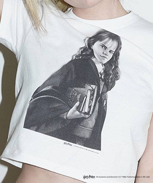 CULTURE SUPPLY（カルチャー サプライ）の「Harry Potter Tee / Hermione（Tシャツ/カットソー・メンズ・ホワイト/ブラック・MEDIUM/LARGE/X-LARGE/SHORT）」の22枚目の写真