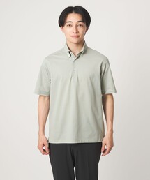 DUADRY clean バーズアイ ボタンダウン ビズポロ ポロシャツ -吸水速乾・抗菌-