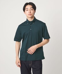 DUADRY clean バーズアイ ボタンダウン ビズポロ ポロシャツ -吸水速乾・抗菌-