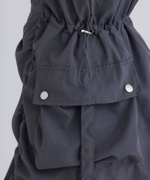 fifth（フィフス）の「カーゴギャザーキャミワンピース（ワンピース・レディース・ブラック/グレー/ライトベージュ・M）」の22枚目の写真