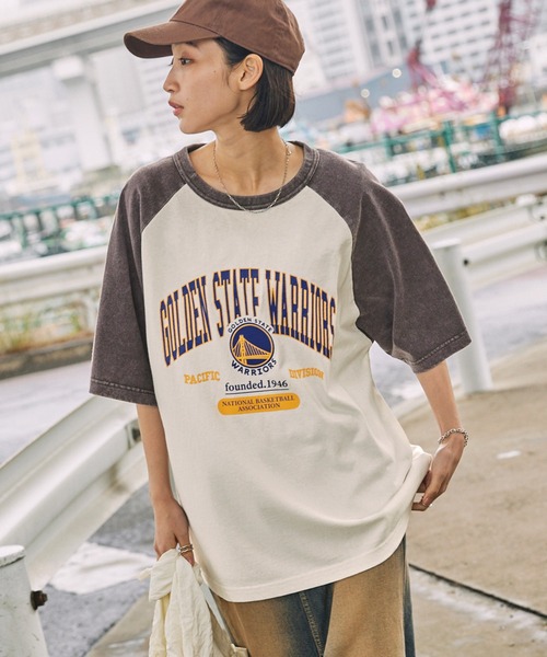 セール】NBA/エヌビーエー 別注 ロゴ刺繍/プリント ヴィンテージ