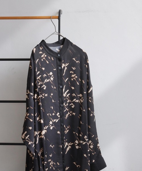 antiqua(アンティカ)の「レイヤードワンピース(シャツワンピース・レディース・ブラック・ONESIZE)」の11枚目の写真