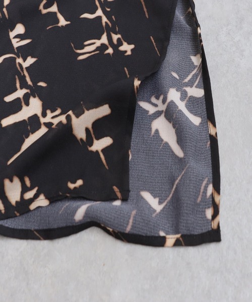 antiqua(アンティカ)の「レイヤードワンピース(シャツワンピース・レディース・ブラック・ONESIZE)」の15枚目の写真