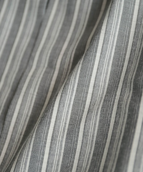 NOMBRE IMPAIR（ノンブルアンペール）の「ストライプローン　切替タックブラウス（シャツ/ブラウス・レディース・ブラウン/ブラック・FREE）」の10枚目の写真