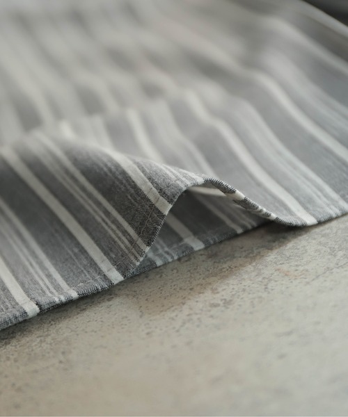 NOMBRE IMPAIR（ノンブルアンペール）の「ストライプローン　切替タックブラウス（シャツ/ブラウス・レディース・ブラウン/ブラック・FREE）」の11枚目の写真