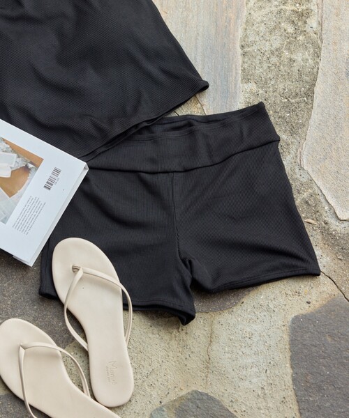 FREAK'S STORE（フリークスストア）の「限定展開　バック リボン タンクトップ セット 水着（トップス・パンツ）（水着・レディース・ブラック/ネイビー/ブラウン/ナチュラル/ブルー・ﾌﾘ-）」の20枚目の写真