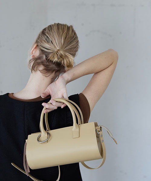 セール】cylinder real leather mulch bag（ハンドバッグ）｜WILLFULLY