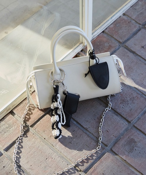 セール】cylinder real leather mulch bag（ハンドバッグ