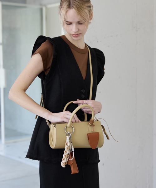 cylinder real leather mulch bag（ハンドバッグ）｜WILLFULLY