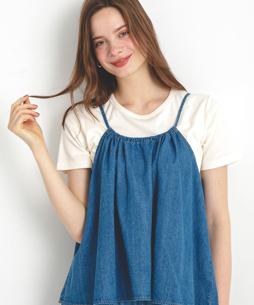 URBAN RESEARCH Sonny Label(アーバンリサーチサニーレーベル)の「オーガニックコットンコンパクトスムースTシャツ(Tシャツ/カットソー・レディース・ミント/イエロー/ブラウン/オフホワイト・FREE)」の13枚目の写真